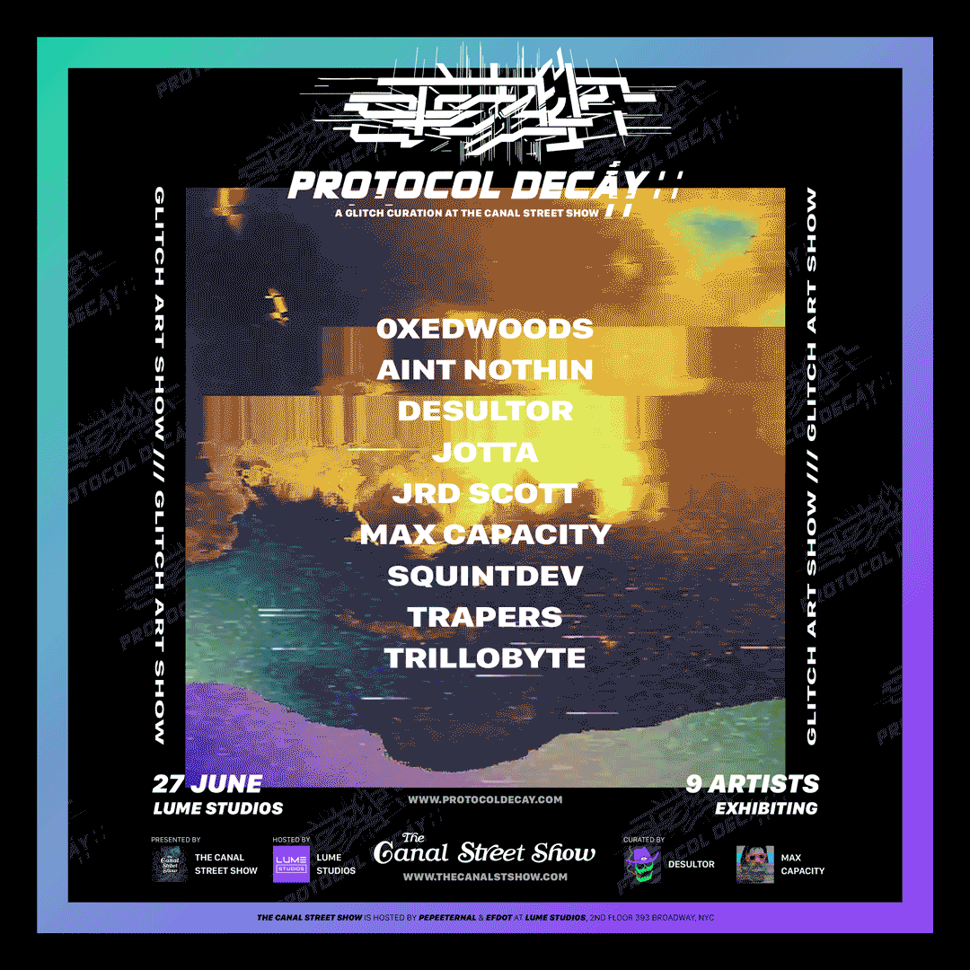 PROTOCOL DECAY: NYC 2025 poster
